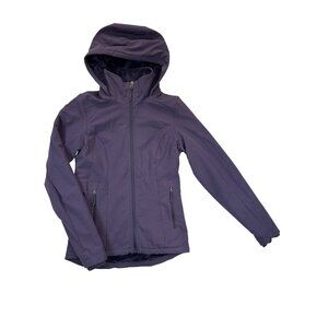 The North Face Jacket Womens XS Purple‎ Hooded Softshell Full Zip